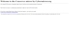 Desktop Screenshot of conserver.cybermirror.org