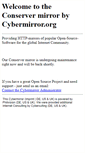 Mobile Screenshot of conserver.cybermirror.org