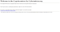 Desktop Screenshot of cygwin.cybermirror.org