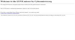 Desktop Screenshot of lynx.cybermirror.org