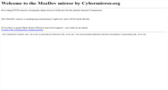 Desktop Screenshot of mozdev.cybermirror.org